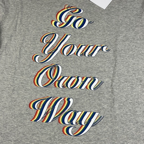 Oris T Shirt Mens Large Hölstein 1904 Go Your Own Way Organic Cotton Gray NWT - Picture 2 of 8